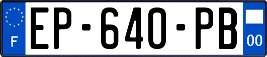 EP-640-PB