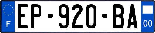 EP-920-BA