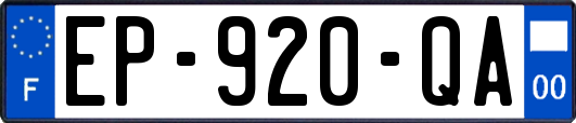 EP-920-QA