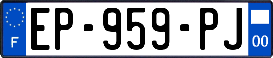 EP-959-PJ
