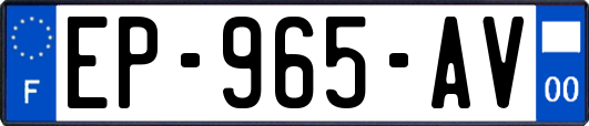 EP-965-AV