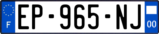 EP-965-NJ
