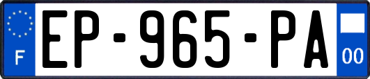 EP-965-PA
