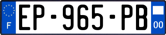 EP-965-PB