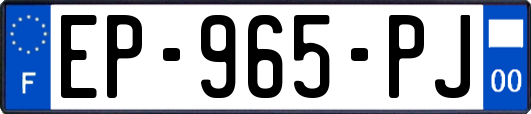 EP-965-PJ