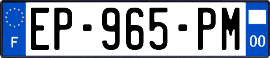 EP-965-PM