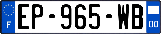 EP-965-WB