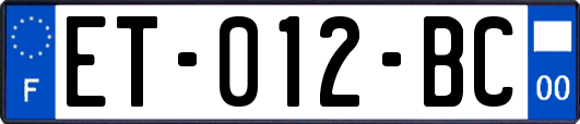 ET-012-BC