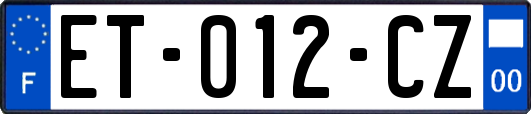ET-012-CZ