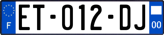 ET-012-DJ