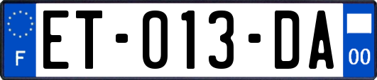 ET-013-DA