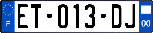 ET-013-DJ