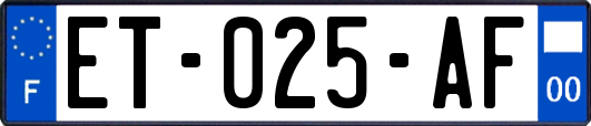 ET-025-AF