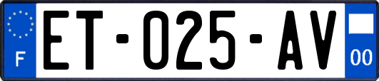 ET-025-AV