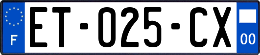 ET-025-CX