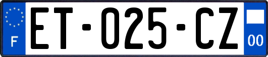 ET-025-CZ
