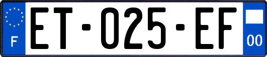 ET-025-EF