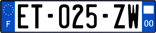 ET-025-ZW