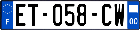 ET-058-CW