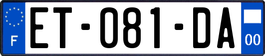 ET-081-DA