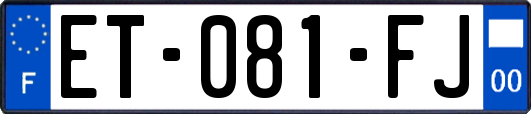 ET-081-FJ