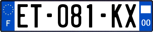 ET-081-KX