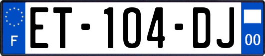 ET-104-DJ
