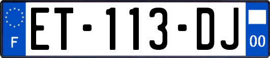 ET-113-DJ
