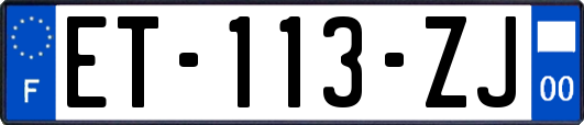 ET-113-ZJ