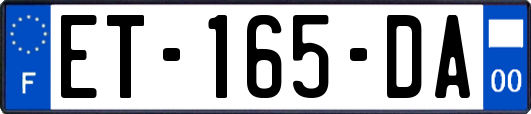 ET-165-DA