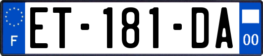 ET-181-DA