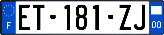 ET-181-ZJ