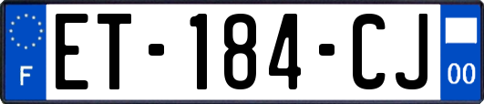 ET-184-CJ