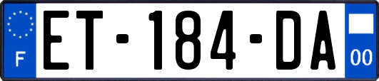 ET-184-DA