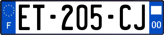 ET-205-CJ