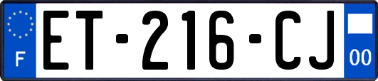 ET-216-CJ