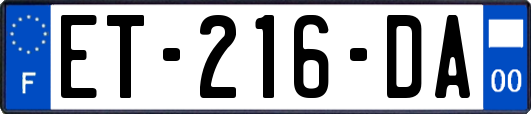 ET-216-DA
