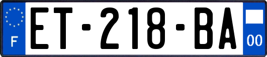 ET-218-BA