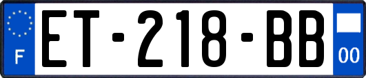 ET-218-BB