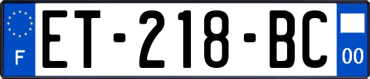 ET-218-BC