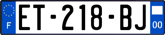 ET-218-BJ