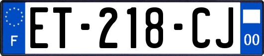 ET-218-CJ