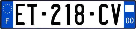 ET-218-CV