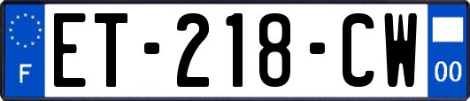ET-218-CW