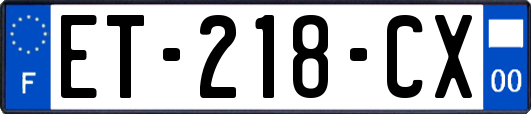 ET-218-CX