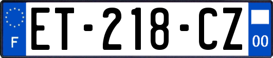 ET-218-CZ