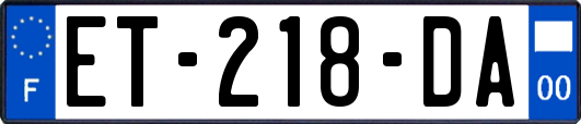 ET-218-DA
