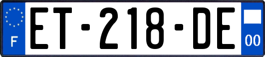 ET-218-DE