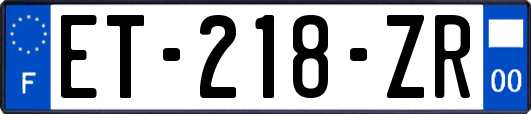 ET-218-ZR