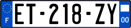 ET-218-ZY